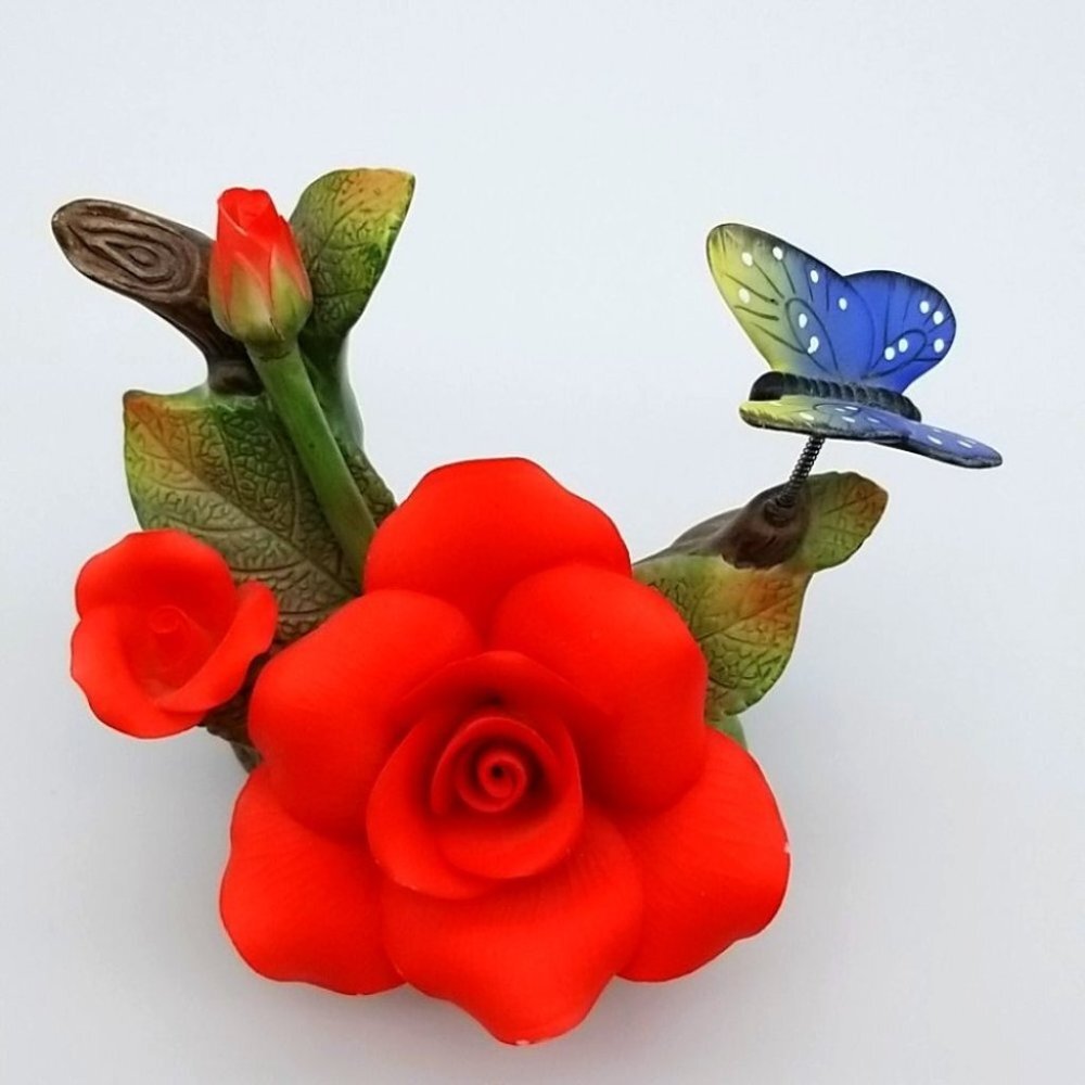 Roses and butterfly